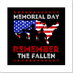 Memorial Day Remember The Fallen Posters and Art